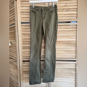 JONES NEW YORK Women's Lexington Straight Jeans in Greenish-Brown Khaki, Size 4